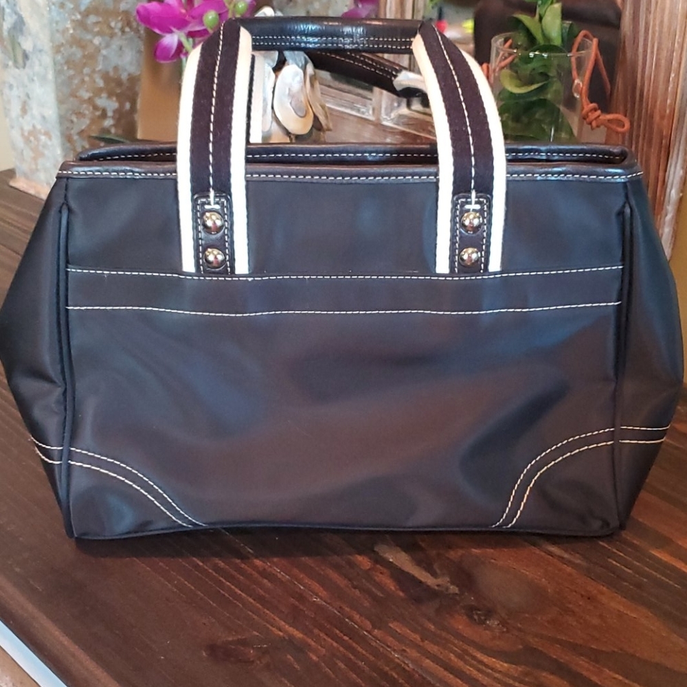 🌴 Coach black nylon Satchel - Picture 6 of 7